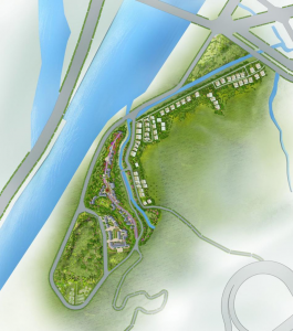 嵩縣鶴鳴路以南區域控規(guī)及城市設計